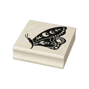Create Your Own Celestial Evil Eye Butterfly Rubber Stamp