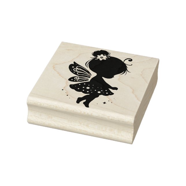 Create Your Own Celestial Girl Butterfly Fairy Rubber Stamp (Stamp)
