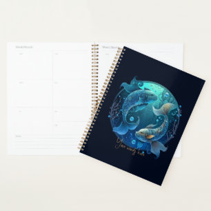Create Your Own Celestial Pisces Zodiac Planner