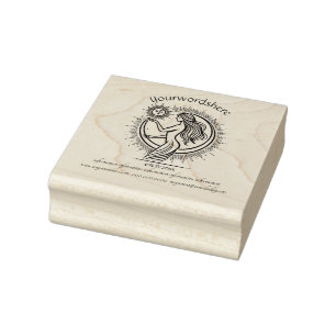 Create Your Own Celestial Sun Goddess Amaterasu Rubber Stamp