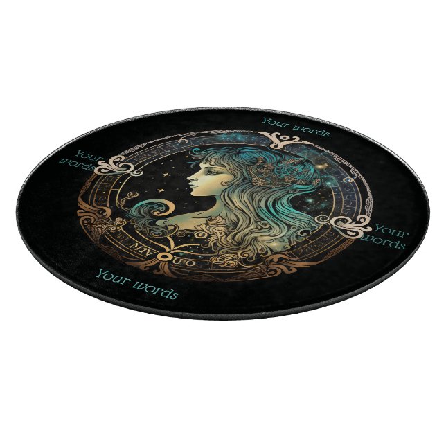 Create Your Own Celestial Virgo Glass Altar Board (Corner)
