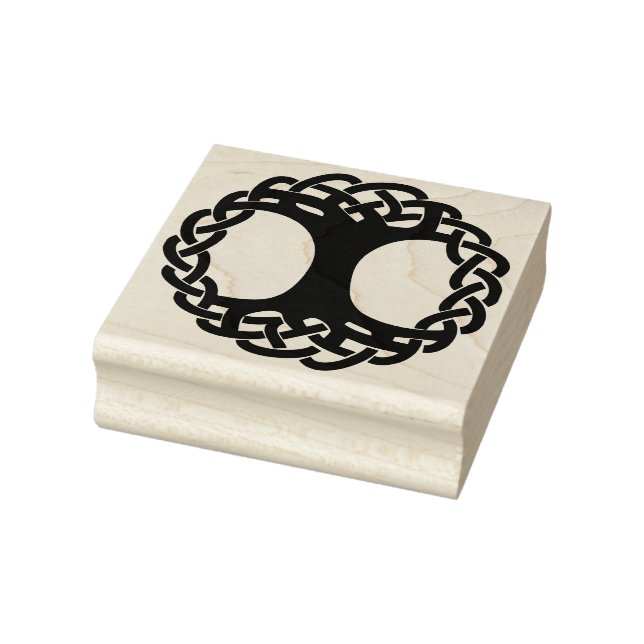 Create Your Own Celtic Knot Tree of Life Rubber Stamp (Stamp)
