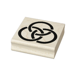 Create Your Own Celtic Knot Triquetra Circles Rubber Stamp