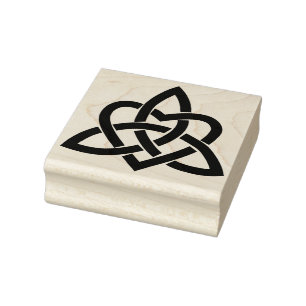 Create Your Own Celtic Knot Triquetra Heart Rubber Stamp