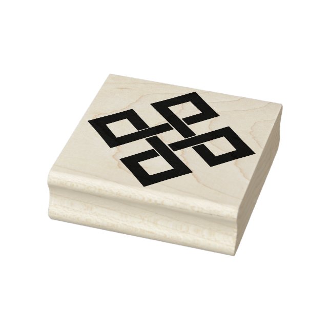 Create Your Own Celtic Style Four Squares Knot Rubber Stamp (Stamp)