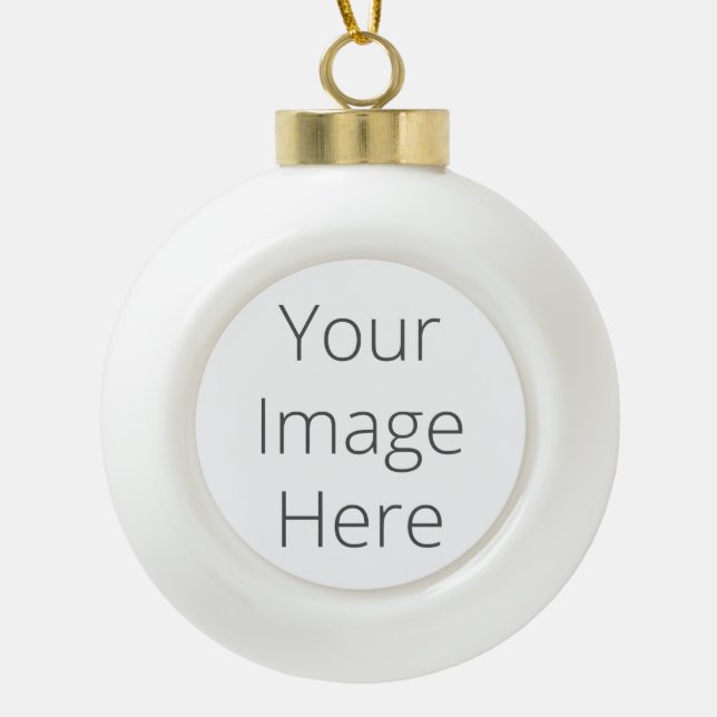 Create Your Own Ceramic Ball Ornament (Front)