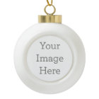 Create Your Own Ceramic Ball Ornament (Bell)