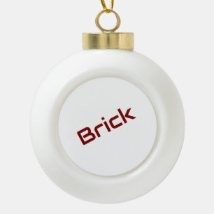 Create Your Own Ceramic Ball Poinsettia Ornament