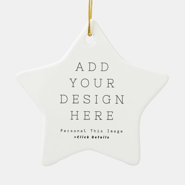 Create Your Own  Ceramic Tree Decoration (Front)