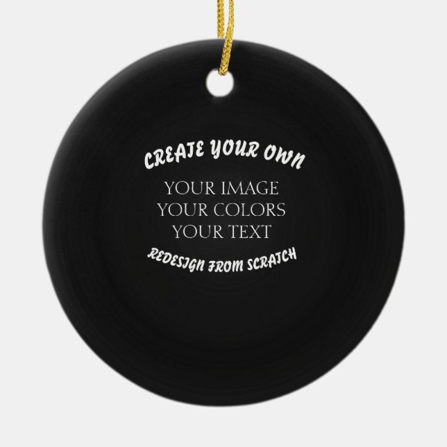 Create Your Own Ceramic Tree Decoration (Front)