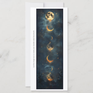 Create Your Own Changing Moons Bookmark Card