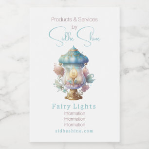 Create Your Own Charming Fairy Lamp Wine Label