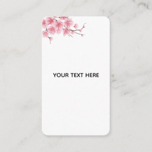 Create Your Own Charry Blossom Flower Enclosure Card