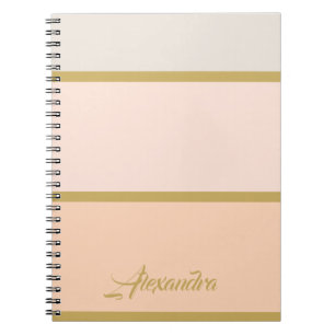 Create your own Chic Personalised Monogram Notebook