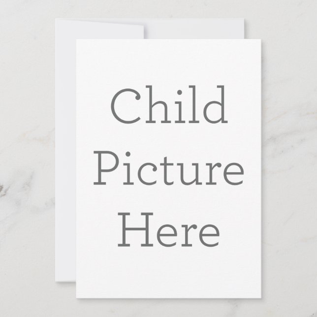Flat Invitation, Size: 12.7 cm x 17.8 cm, Paper: Signature Matte, Envelopes: White (Front)