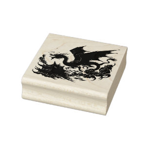 Create Your Own Chinese Dojo Castle Dragon Rubber Stamp
