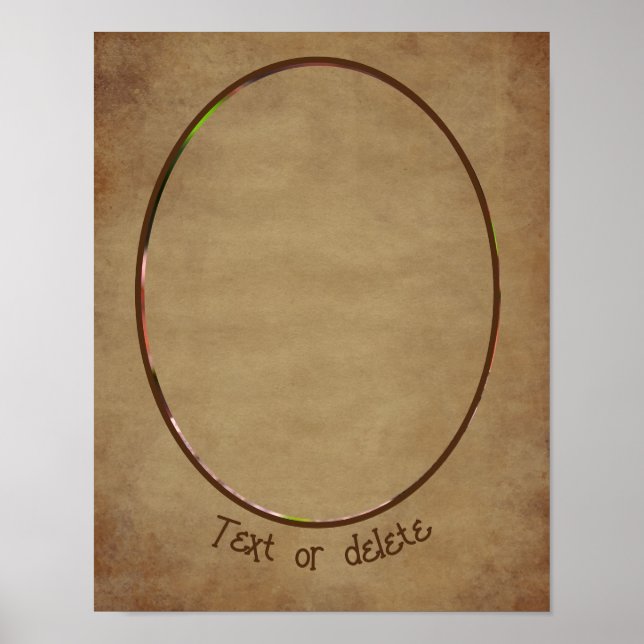 Create Your Own Chipmunk Wildlife Personalised    Poster (Front)