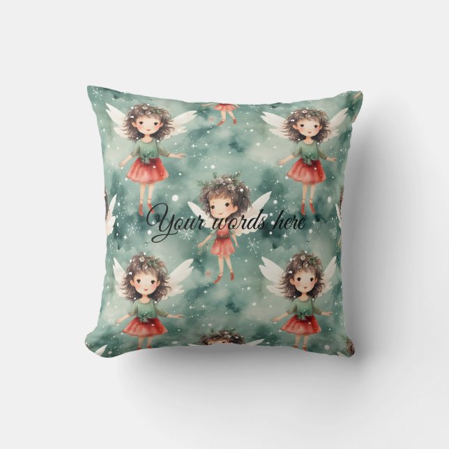 Create Your Own Christmas Faery Cushion (Front)
