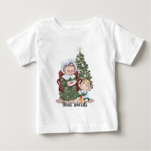 Create Your Own Christmas With Grandma Baby T-Shirt
