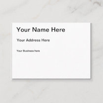 Create Your Own Chubby Business Card