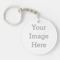 Create Your Own Circle Acrylic Keychain