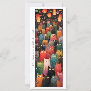 Create Your Own City Kitties Bookmark Card