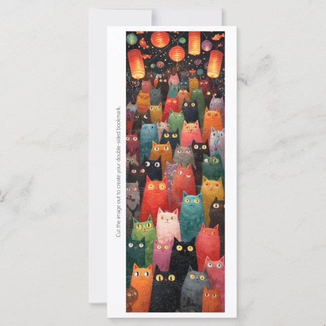 Create Your Own City Kitties Bookmark Card (Front)