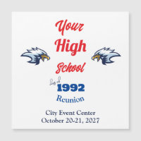 Create Your Own Class Reunion Save the Date Magnet