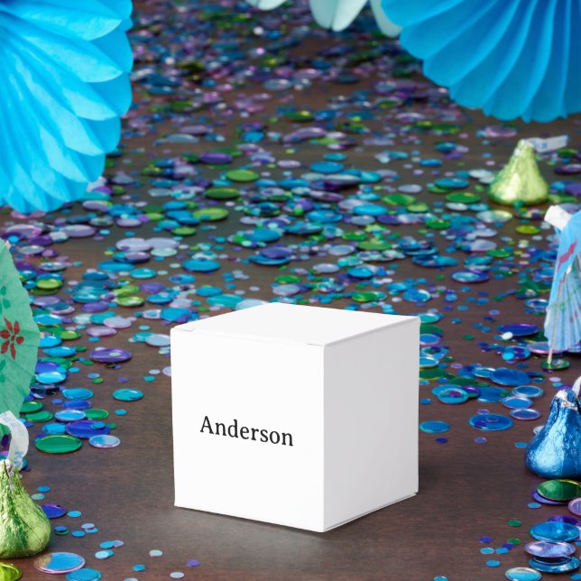 Create Your Own Classic 2" x 2" x 2" Favour Box (Party)