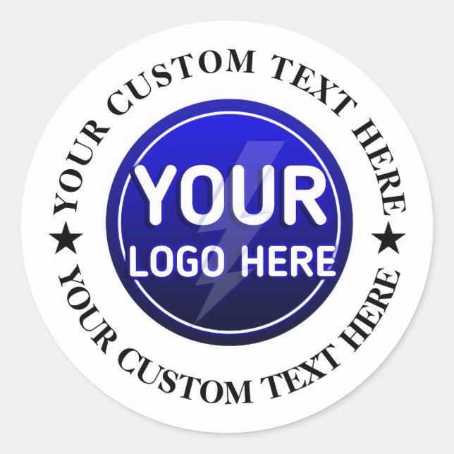 Create Your Own Classic Round Sticker (Front)