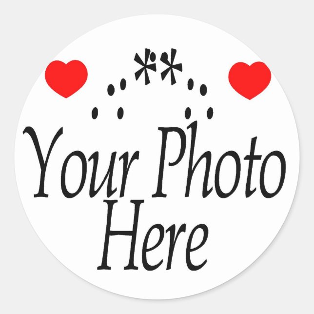 CREATE YOUR OWN CLASSIC ROUND STICKER (Front)