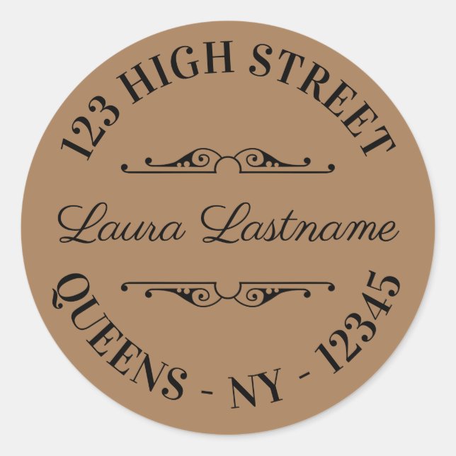 Create Your Own Classic Round Sticker (Front)