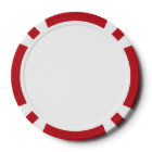 Create Your Own Clay Poker Chips, Striped Edge