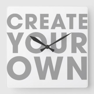 Create Your Own Clock