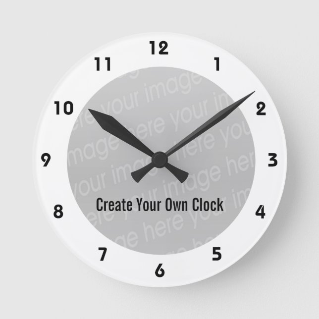 Create Your Own Clock - Style 10 (Front)