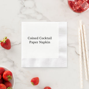 Create Your Own Coined Cocktail Paper Napkin