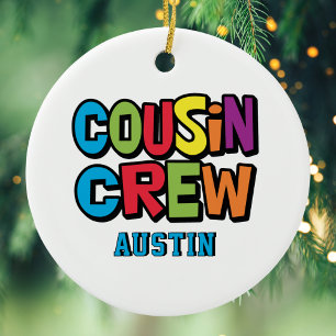 Create Your Own Colorful Cousin Crew  Ceramic Tree Decoration