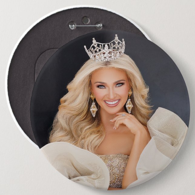Create your own -  Colossal 6 Inch Fan Button (Front & Back)