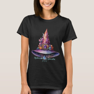 Create Your Own Colourful Bejeweled Witch Hat T-Shirt