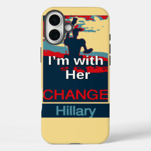 Create Your Own Colourful Change I am With Her   iPhone 16 Plus Case