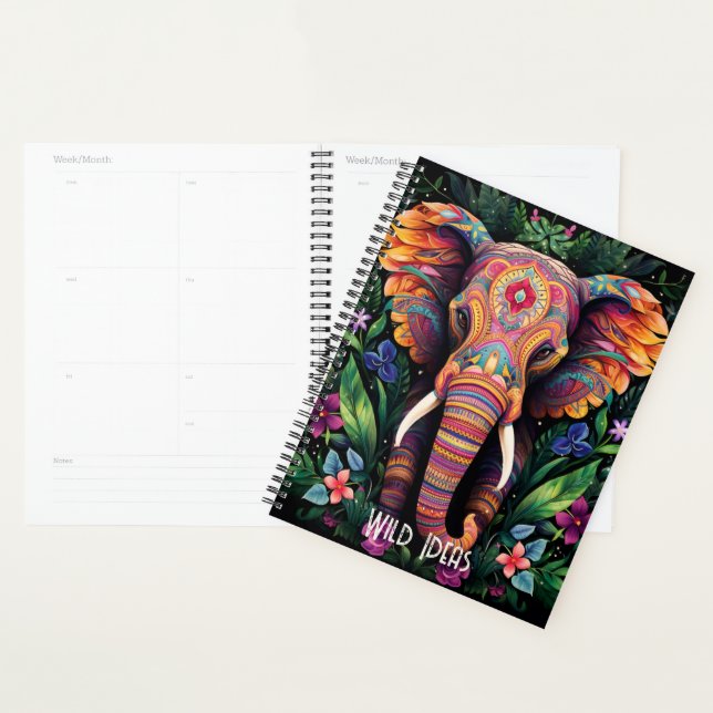 Create Your Own Colourful Elephant Totem Planner (Display)