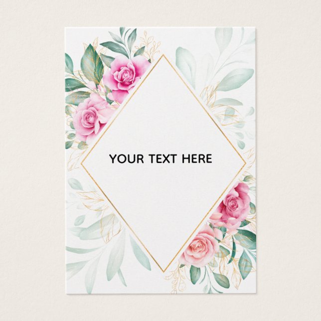 Create Your Own Colourful Floral Border  (Front)