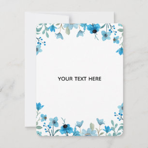 Create Your Own Colourful Floral Border Card