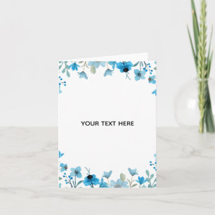 Create Your Own Colourful Floral Border Card