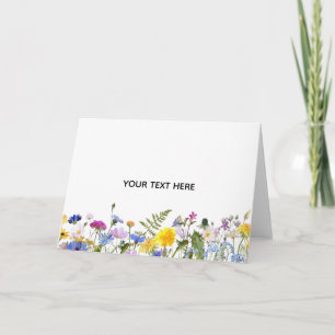 Create Your Own Colourful Floral Card