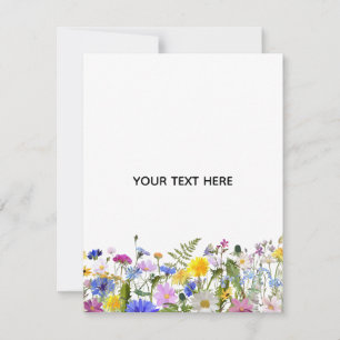 Create Your Own Colourful Floral Card