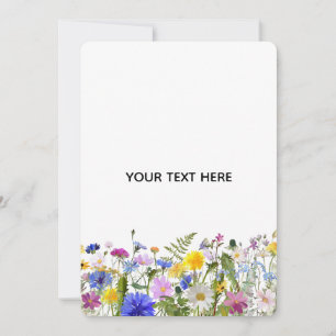 Create Your Own Colourful Floral Save The Date