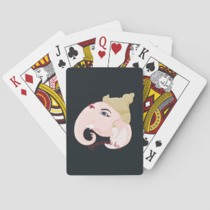 Create Your Own Colourful Ganesh Profile Playing Cards