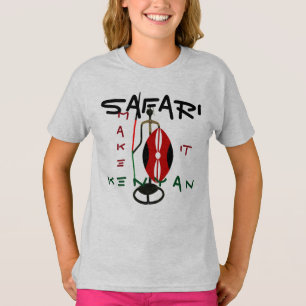 Create Your Own Colourful Hakuna Matata cute Kenya T-Shirt