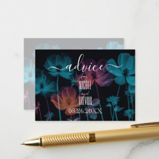 Create Your Own Colourful X-Ray Flowers Advice Card